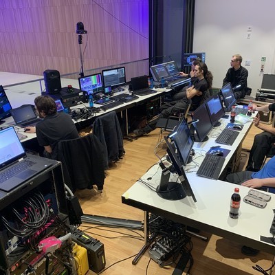 Blick auf die Regie Halle NORD Wiesbaden